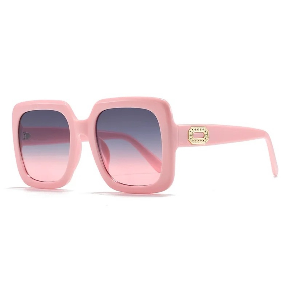 Pink Square Sunglasses